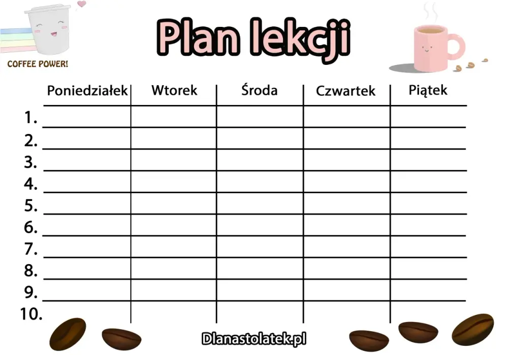Plan lekcji - jak ułożyć go skutecznie i bez nerwów?