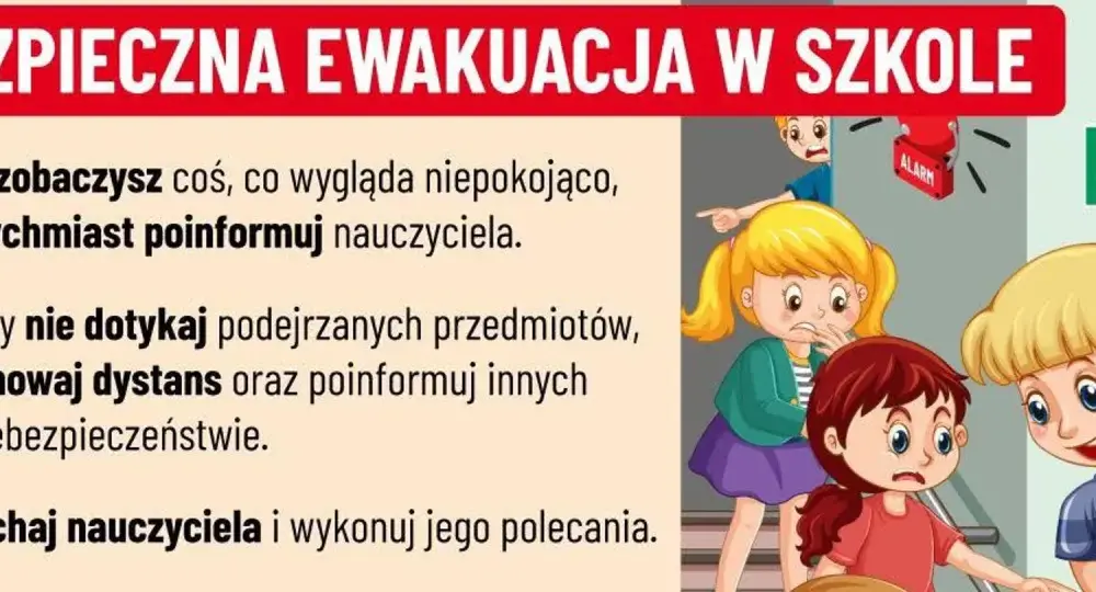 Ewakuacja w szkole - Jak zrobić to dobrze? Poradnik.
