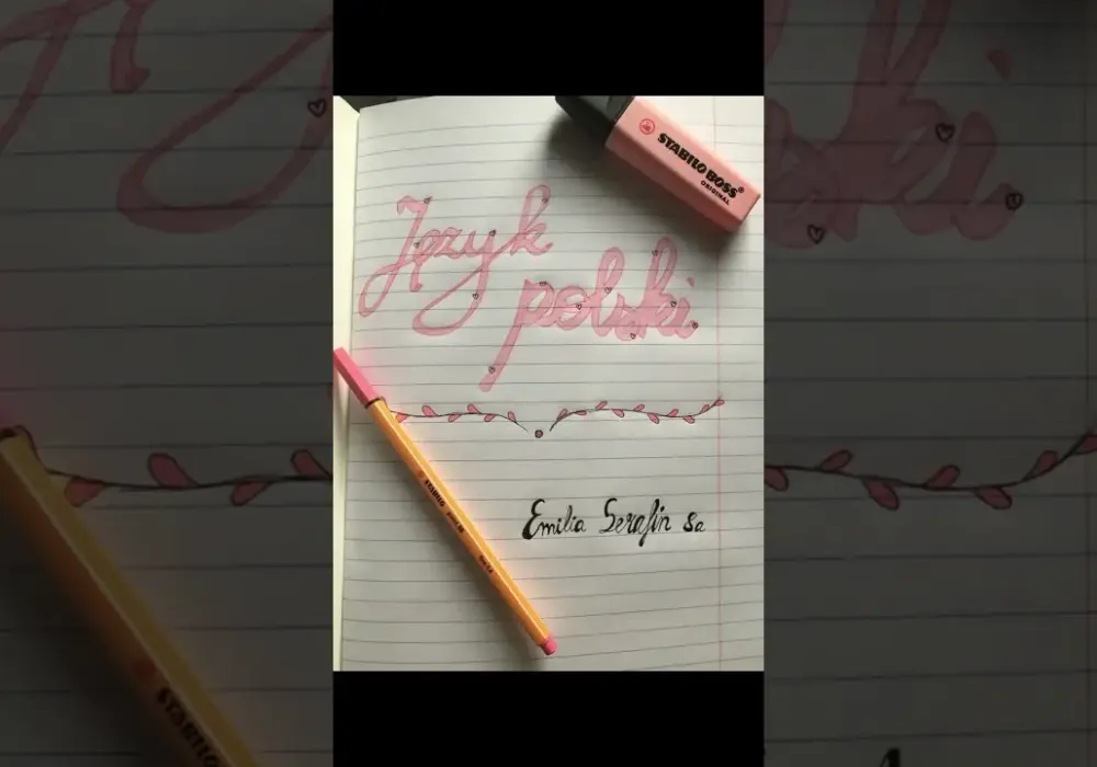 Jak ozdobić pierwszą stronę zeszytu do polskiego, by zachwycała?