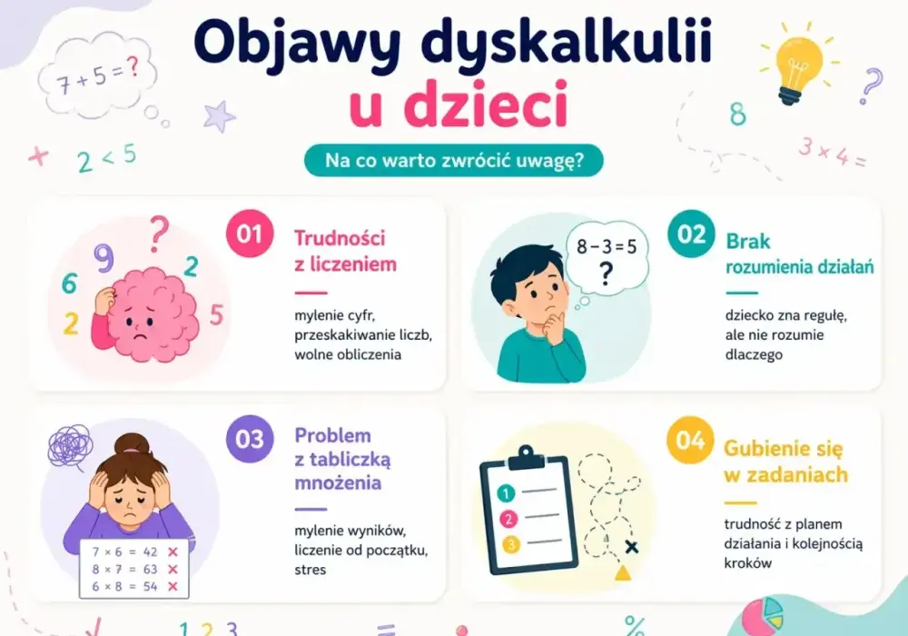 Trudności w matematyce - czy to dyskalkulia? Jak pomóc?