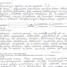 Odwołanie od oceny pracy nauczyciela: błędne opisanie procesu fotosyntezy i roli chlorofilu w centrum reakcji.