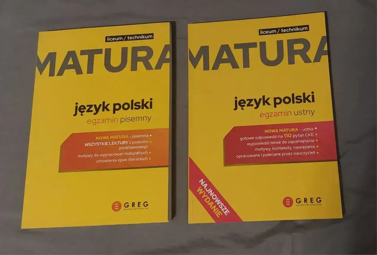Dwie książki do matury z polskiego: pisemnej i ustnej. Dowiedz się, ile trwa matura ustna z polskiego i jak się do niej przygotować.