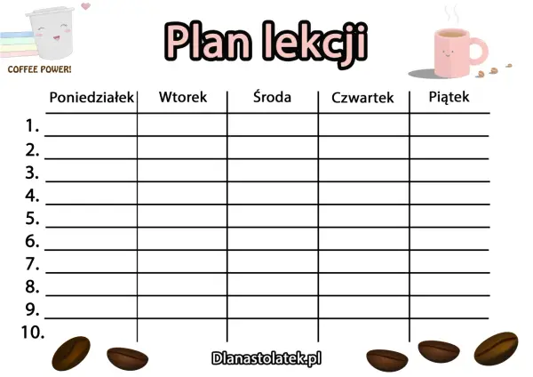 Plan lekcji - jak ułożyć go skutecznie i bez nerwów?