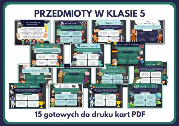 Przedmioty w 5 klasie - Pełna lista i jak przygotować dziecko