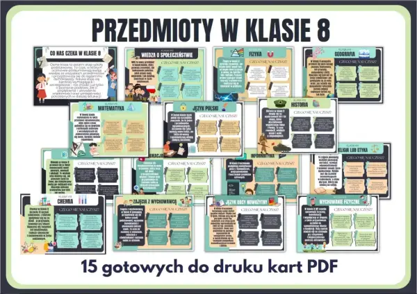 Przedmioty w 8 klasie - Co naprawdę jest obowiązkowe?