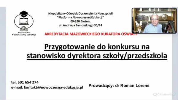 Konkurs na dyrektora przedszkola - Jak wygrać?